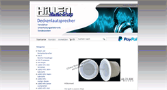 Desktop Screenshot of hillenmusicshop.de